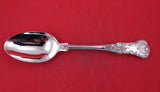 Queens by Wallace Sterling Silver Serving Spoon 9" Flatware Heirloom