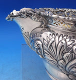 Robert Hendery Canadian Sterling Silver Tea Set 4pc Chased with Ebony  (#7188)