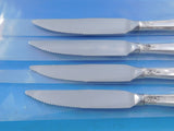 Prelude by International Sterling Silver Steak Knife Set 4pc HHWS  Custom 9 3/8"