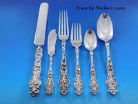 Harlequin Mixed Sterling Silver Flatware Set for 10 Dinner Service 60 pc Ornate