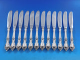 Alexandra by Lunt Sterling Silver Butter Spreader HH Modern 6 1/4" Set 12