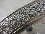 Tiffany & Co. Sterling Silver Tray Footed with Acid Etched Cherubs (#0152)