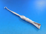 Lap Over Edge Acid Etched by Tiffany Sterling Silver Button Hook Flowers 8 1/4"