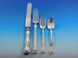 Mount Vernon by Watson Sterling Silver Flatware Set Service 55 pcs Dinner B Mono