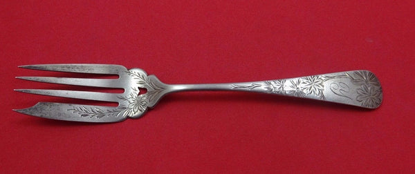 Chrysanthemum by Gorham Sterling Silver Salad Fork with Bright Cut Tines 6"