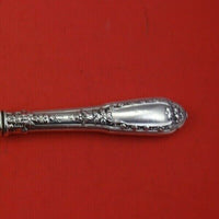 French Sterling Silver Asparagus Server Hooded HH AS with Fruit Pcd Engraved 11"