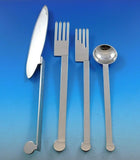 XUM by Bissell & Wilhite Stainless Steel Flatware Set Service 65 pcs Modern