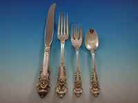 Sir Christopher by Wallace Sterling Silver Flatware Set 113 Pcs Dinner Size Huge