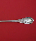 Florentine by Wendt Sterling Silver Salt Spoon Master Gold Washed Frosted 3 3/4"