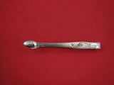 English Georgian Sterling Silver Sugar Tong bright-cut Stephen Adams 5 1/2"