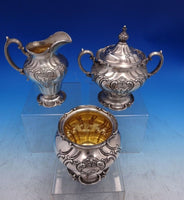 Chantilly by Gorham Duchess Sterling Silver Tea Set 5pc All Hand Chased (#6966)