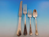 Antique by Wallace Sterling Silver Flatware Set 8 Service 60 pcs Dinner V mono