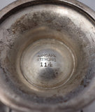 Randahl Sterling Silver Salt & Pepper Shakers 2-piece Beaded #114 (#7096)