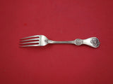 Strawberry by Durgin Coin Silver Regular Fork 7 1/8"