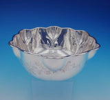 Whiting Sterling Silver Fruit Bowl with Acid Etched Flowers #1543E (#3331)