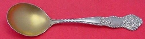 Adolphus by Mount Vernon Sterling Silver Chocolate Spoon Goldwashed 3 3/4"