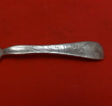 Lap Over Edge Acid Etched by Tiffany an Co Sterling Fish Fork Grass & Mushrooms
