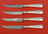 Victorian by Durgin Sterling Silver Steak Knife Set 4pc HHWS Custom Made 8 1/2"