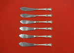 Memory Lane by Lunt Sterling Silver Trout Knife Set 6pc. HHWS Custom 7 1/2"