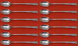 English Shell by Lunt Sterling Silver Iced Tea Spoon Set 12 pieces 7 1/2"