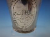 Tifft & Whiting Sterling Silver Baby Child's Cup Mug Engine Turned B.C. 1862