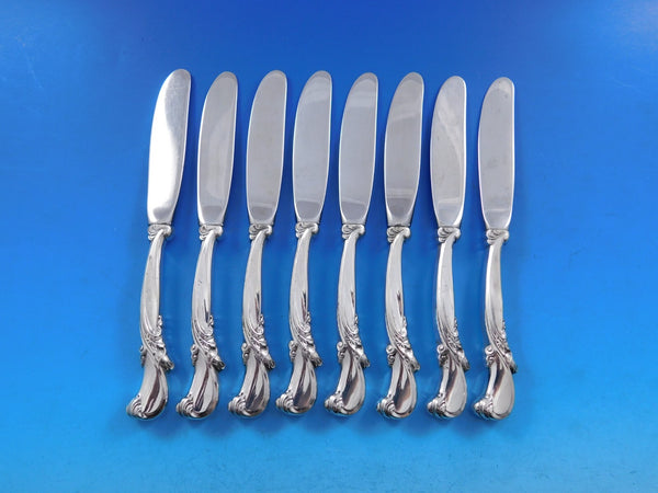 Waltz of Spring by Wallace Sterling Silver Butter Spreader HH Modern Set 8 pcs