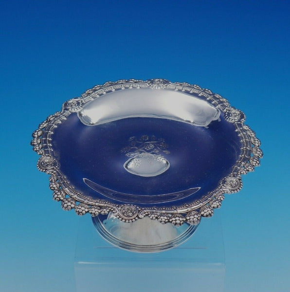 Blackberry by Tiffany and Co Sterling Silver Compote with Engraved Berries #3239