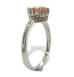 14k White Gold 1.25 Carat Oregon Genuine Natural Sunstone Ring Size 8.25 #J7208