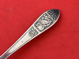 Tiffany and Co. Sterling Silver Junior Fork with Parrot 6 3/8" Bird Acid Etched