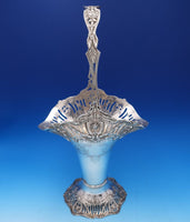 J.E. Caldwell Sterling Silver Flower Basket #5663/47 20" x 11" 49.7 ozt. (#7629)