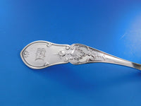 Dew Drop by Shiebler Sterling Silver Gravy Ladle GW Fluted Bowl 8" Rare
