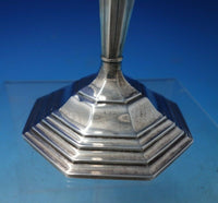 Webster Sterling Silver Candlestick Bright-Cut 12" x 3 1/4" c.1930 (#5644)