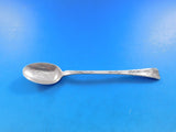 Lap Over Edge Acid Etched by Tiffany Sterling Parfait Spoon Floral Motif 6"
