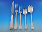 Bead Round by Carrs Sterling Silver Flatware Set Dinner Service 40 pcs England