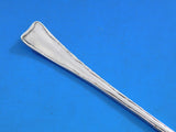 Lap Over Edge Acid Etched by Tiffany Sterling Parfait Spoon with Foliage 6"