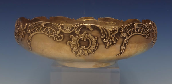 Dresden by Whiting Sterling Silver Fruit Bowl Applied Floral/Scroll Motif #0352