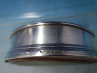 B & Co. English Sterling Silver Champagne Coaster with Wood Base 4 1/2" (#6165)