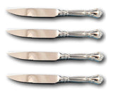 Chantilly by Gorham Sterling Silver Steak Knife Set 4pc Serrated Custom 8 7/8"