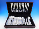 Ecstasy by Amston Sterling Silver Flatware Set for 12 Service 62 pcs Dinner Size