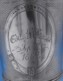 Tifft and Whiting Coin Silver Baby Child's Cup Mug Engine Turned #2 (#8867)