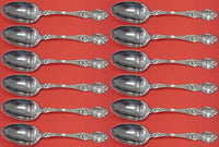 Violet by Wallace Sterling Place Soup Spoon Set 12 pieces 7"