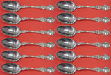 Violet by Wallace Sterling Place Soup Spoon Set 12 pieces 7"