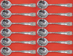 Wave Edge by Tiffany and Co Sterling Silver Gumbo Soup Spoon Set 12 pieces 8"