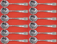 Wave Edge by Tiffany and Co Sterling Silver Gumbo Soup Spoon Set 12 pieces 8"