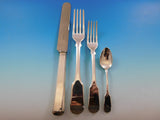 1810 Italian 800 Silver Flatware Set for 12 Service 77 pieces fitted box Dinner