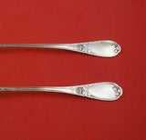 Page Brothers (P. Freres) French Sterling Silver Salad Serving Set 2pc w/ Clover