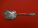 Moselle by International Plate Silverplate Berry Spoon w/Grape In Bowl 8 7/8"