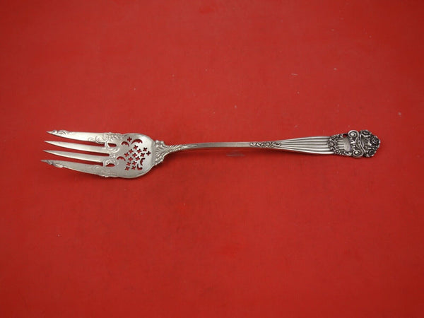 Georgian By Towle Sterling Silver Salad Serving Fork Pierced 11 1/2" Flatware