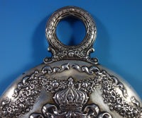 Empire by Durgin Sterling Silver Hand Mirror Round with Crown Cornucopia (#1726)