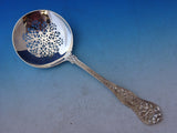 Olympian by Tiffany and Co Sterling Silver Pea Spoon with Snowflake Piercing 9"